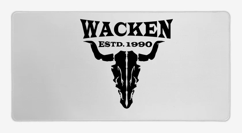Mouse pad Gamer Blanco de Wacken N
