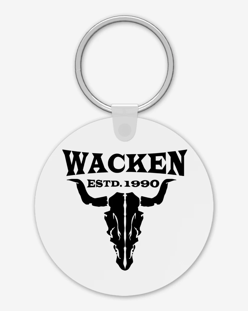 Llavero Blanco de Wacken N