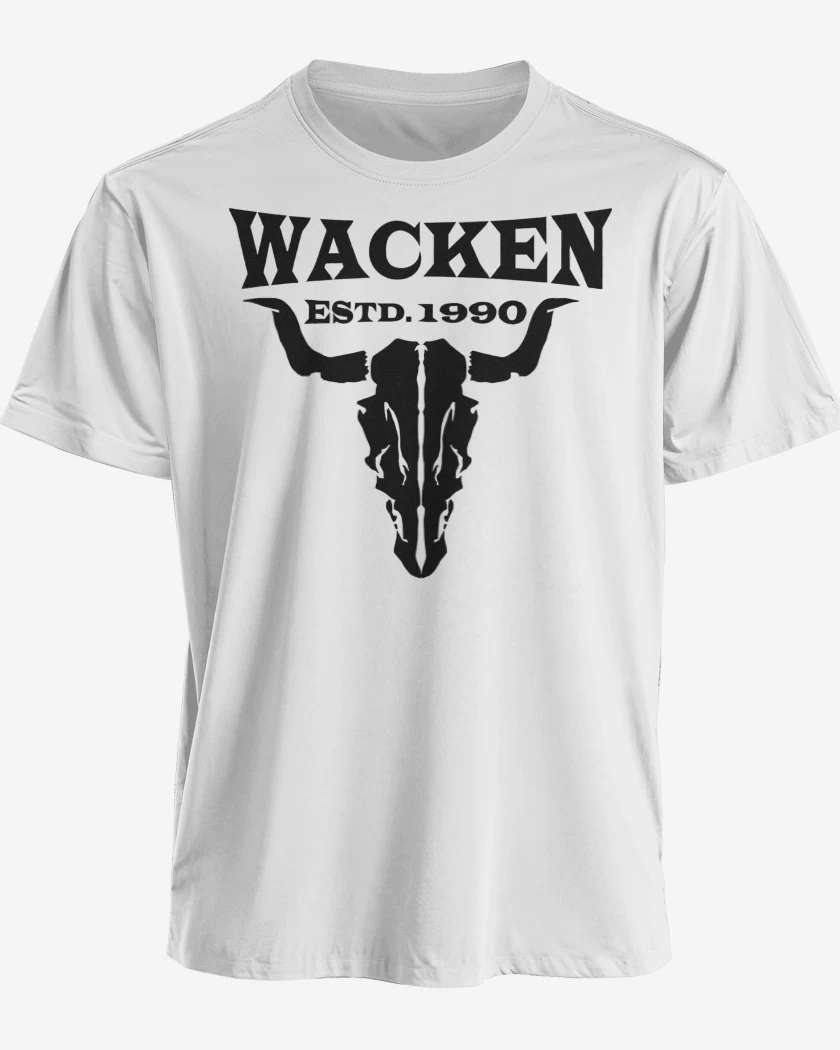 Polera premium Blanco de Wacken N