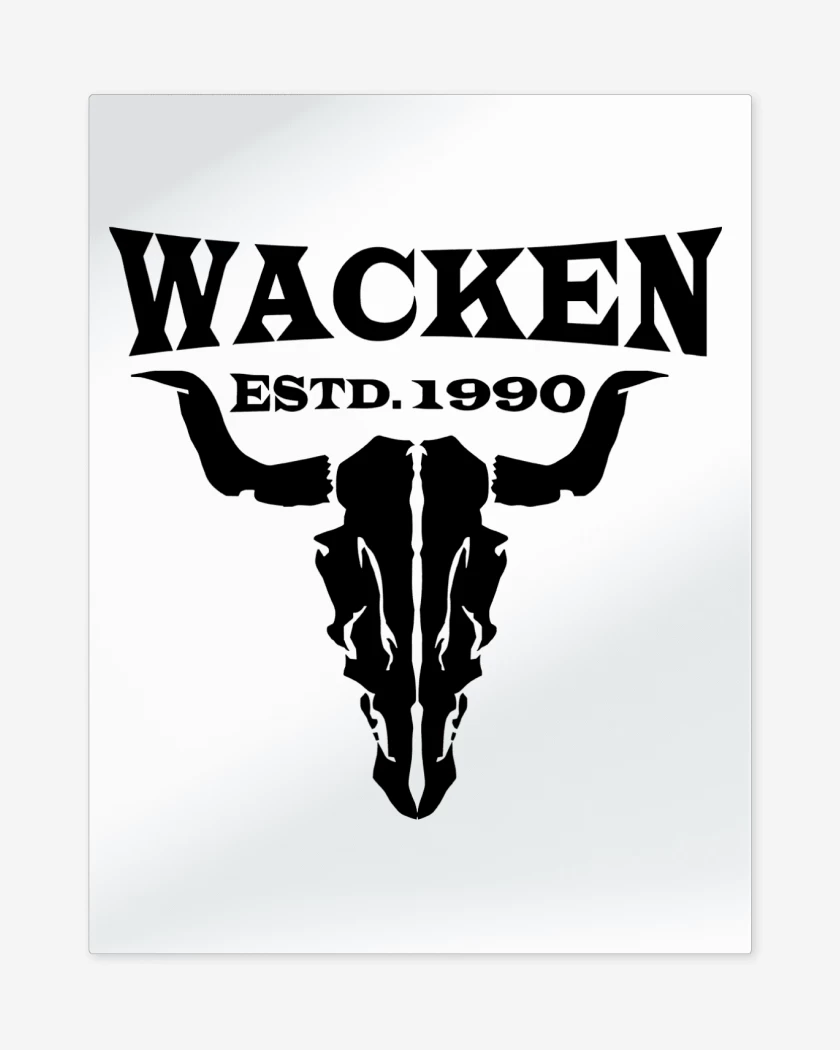 Print metalico Blanco de Wacken N