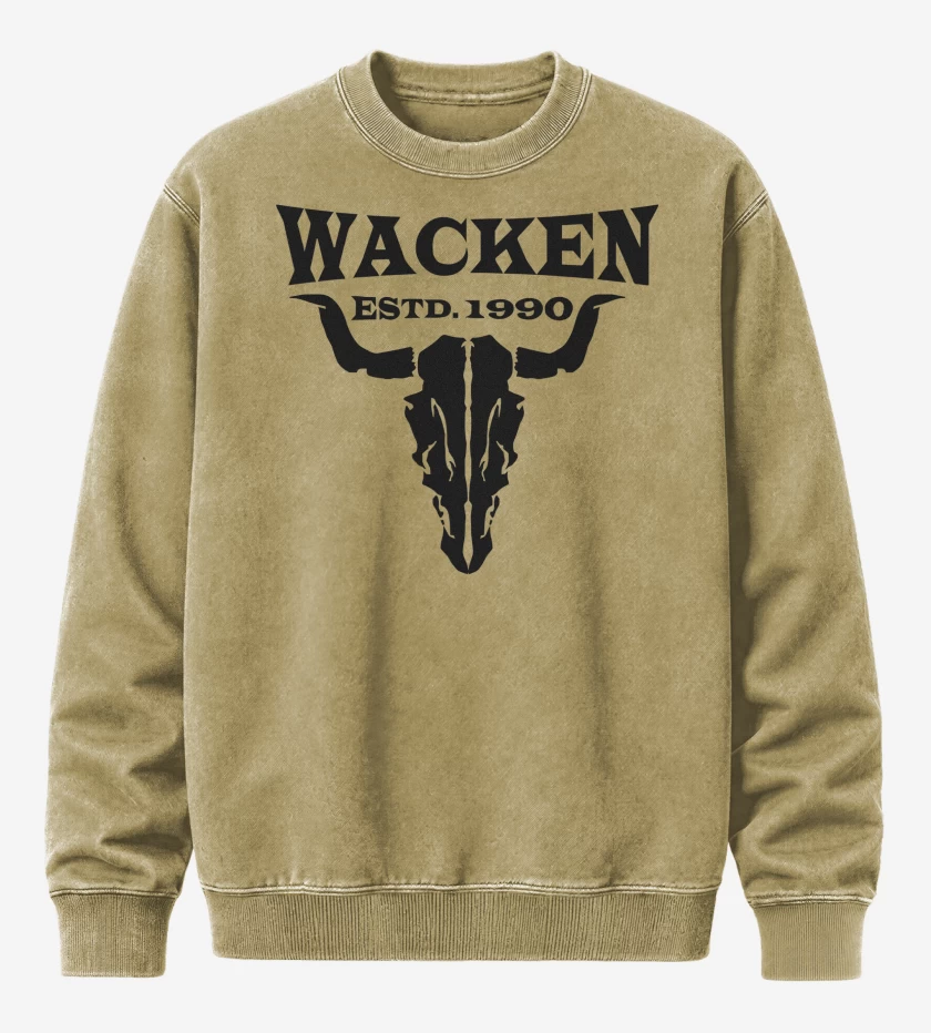 Poleron Polo Acid Wash Beige de Wacken N