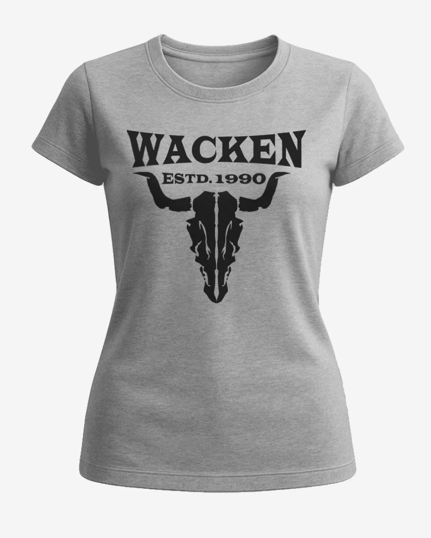 Polera de Mujer Gris Melange de Wacken N