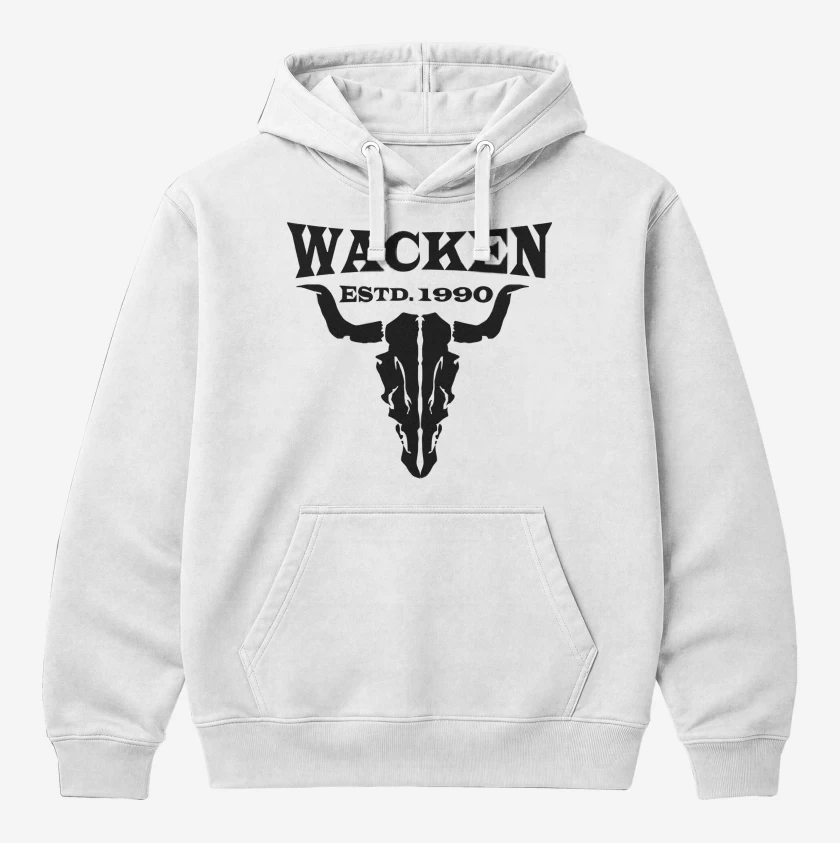 Polerón Canguro Blanco de Wacken N