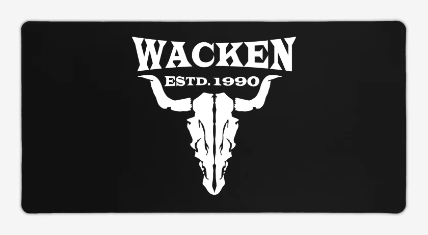 Mouse pad Gamer Negro de Wacken 