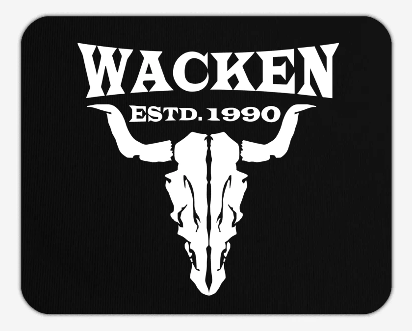 Mousepad Negro de Wacken 