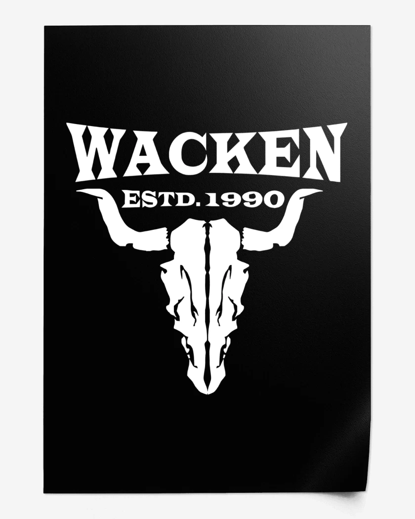 Print Negro de Wacken 