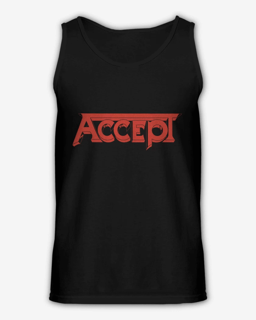 Sudadera Negro de Accept Logo