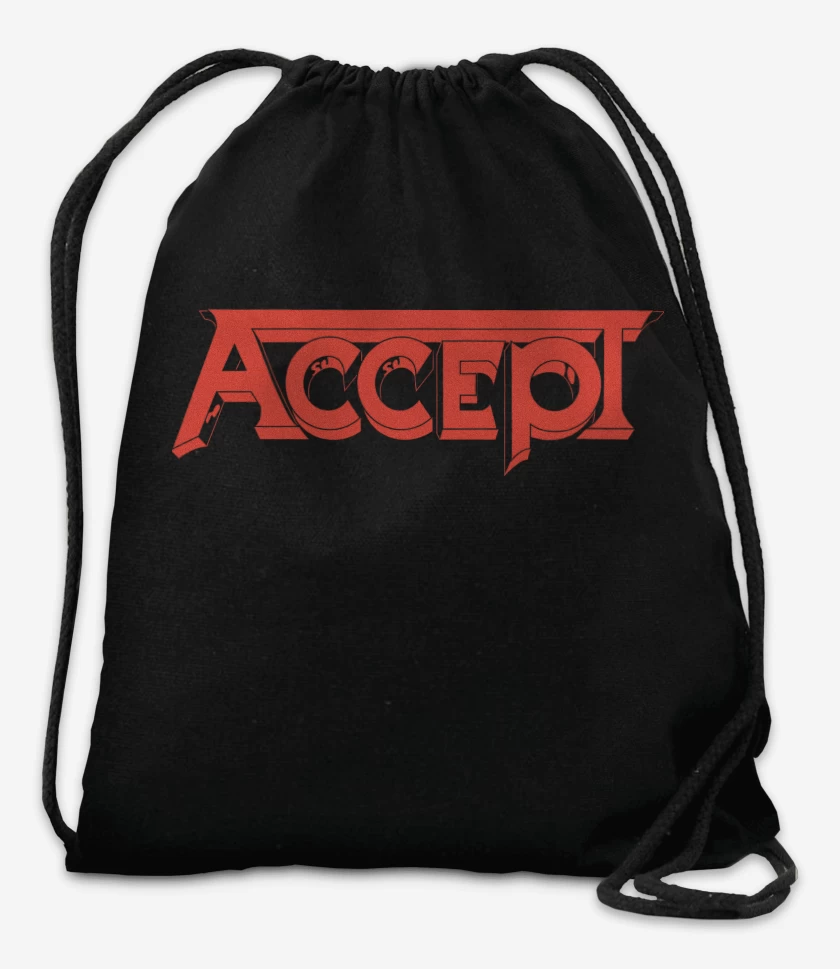Mochila Negro de Accept Logo