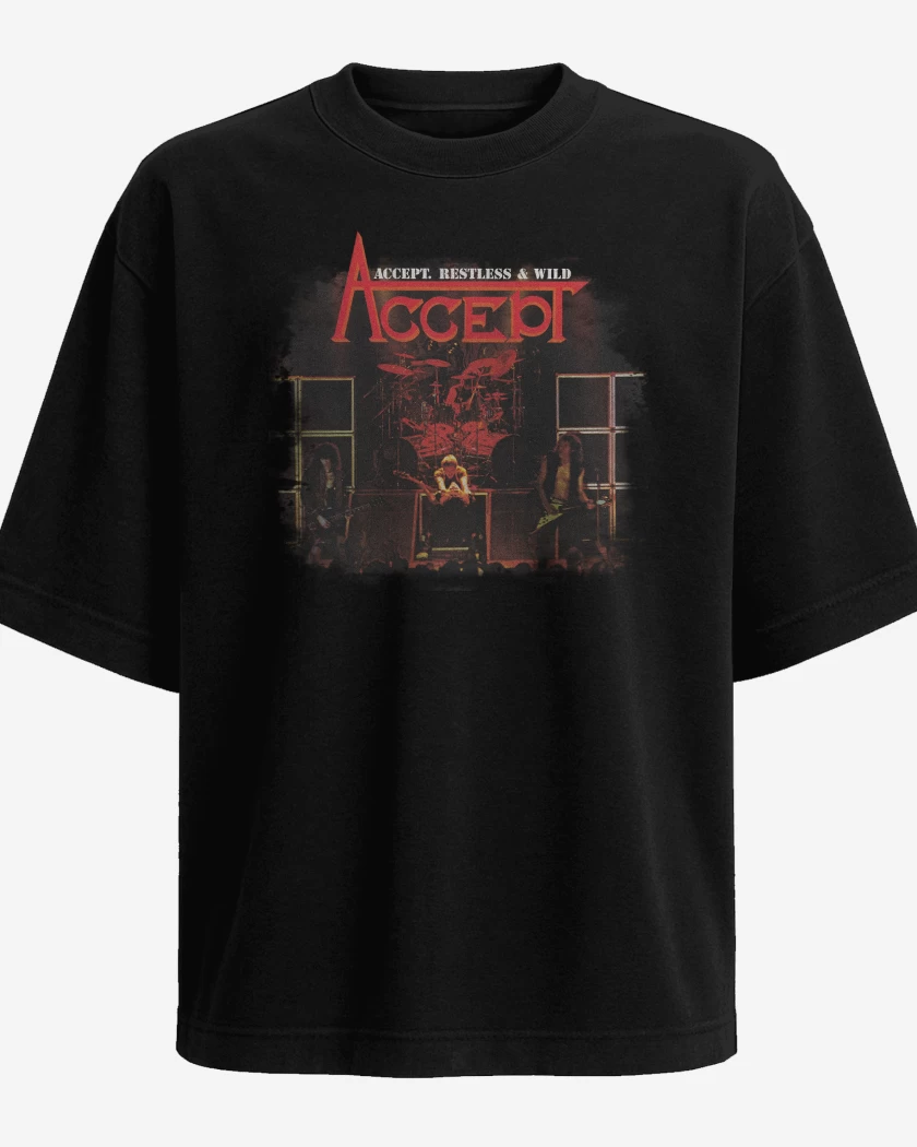 Polera Oversize Accept Restless & Wild