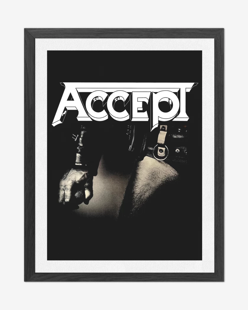 Cuadro decorativo Negro de Accept Balls to the Wall