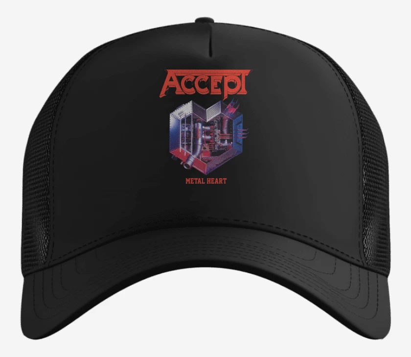 Gorro Negro de Accept Metal Heart