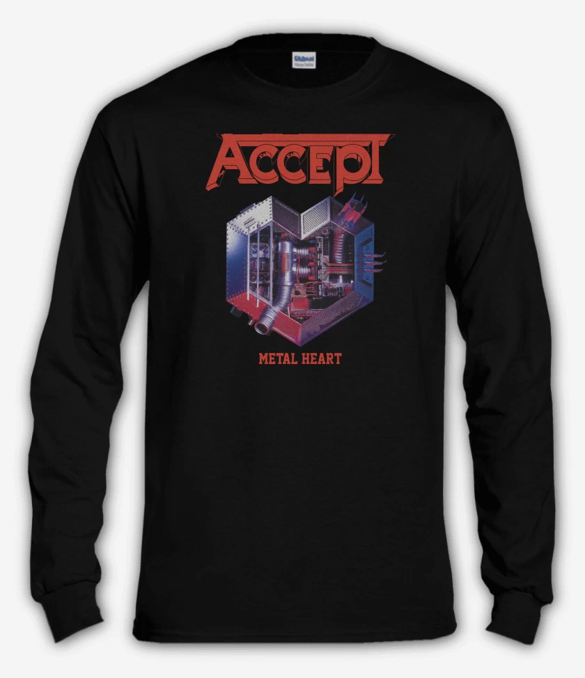 Polera manga larga Accept Metal Heart