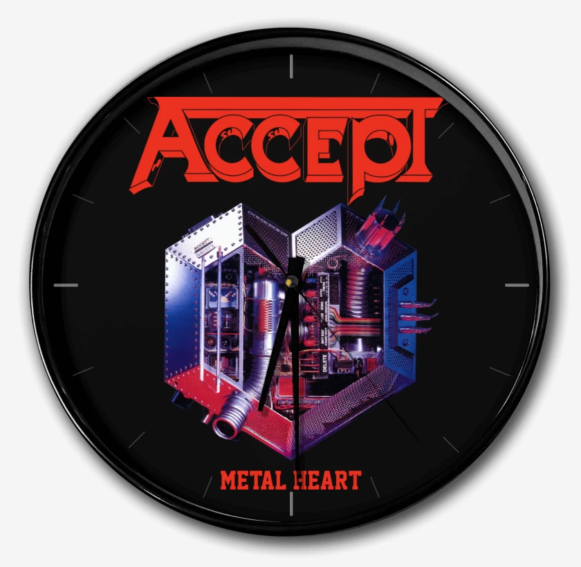 Reloj Accept Metal Heart