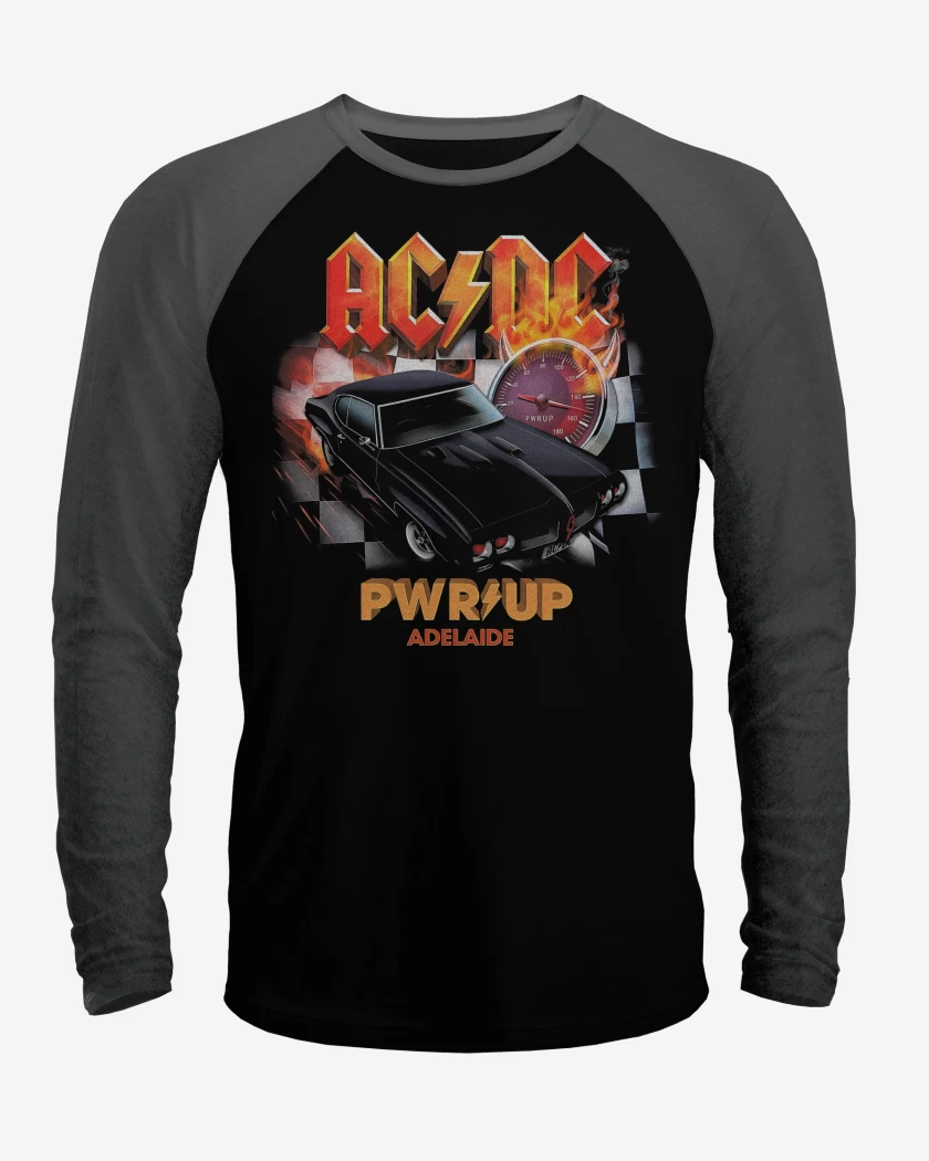 Polera Raglan AC DC Adelaide