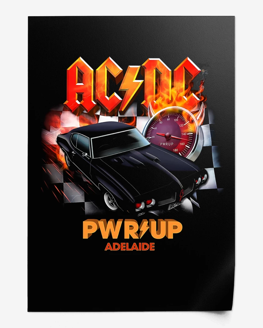 Print AC DC Adelaide