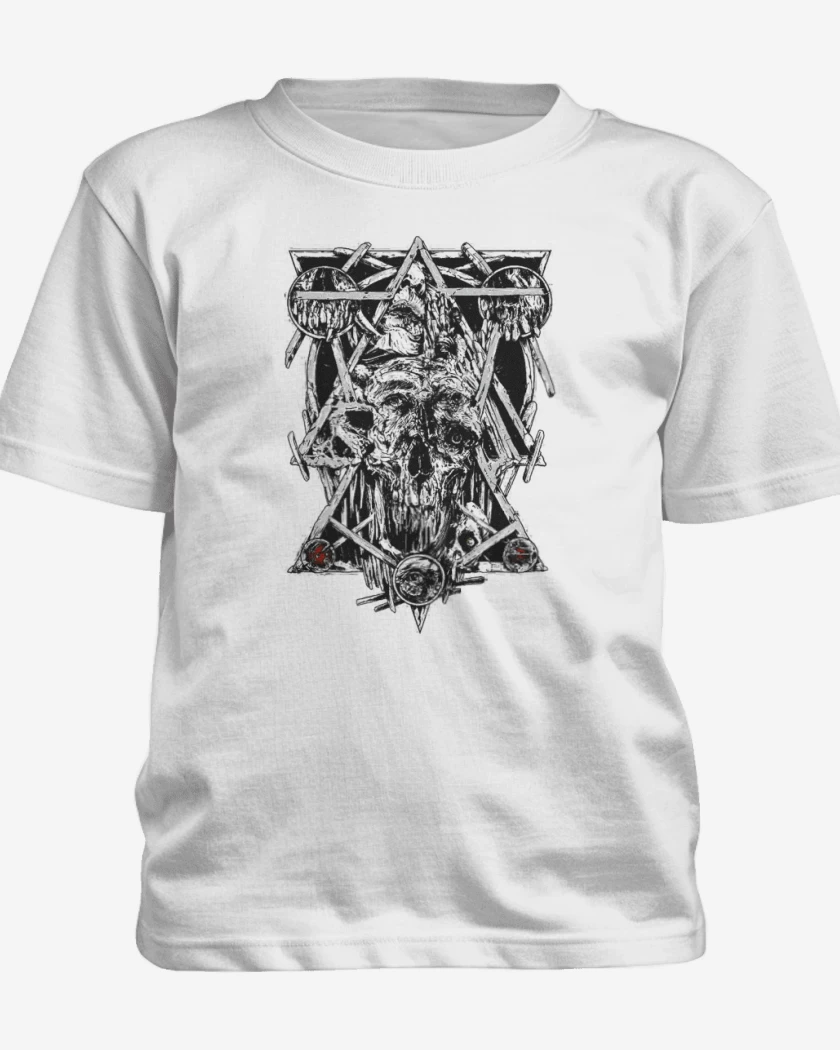 Polera de niño Blanco de Circles and triangles