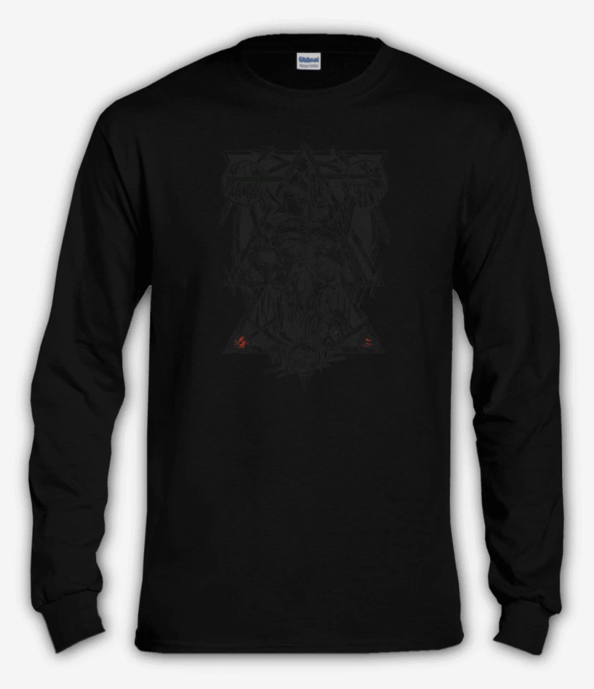 Polera manga larga Negro de Circles and triangles