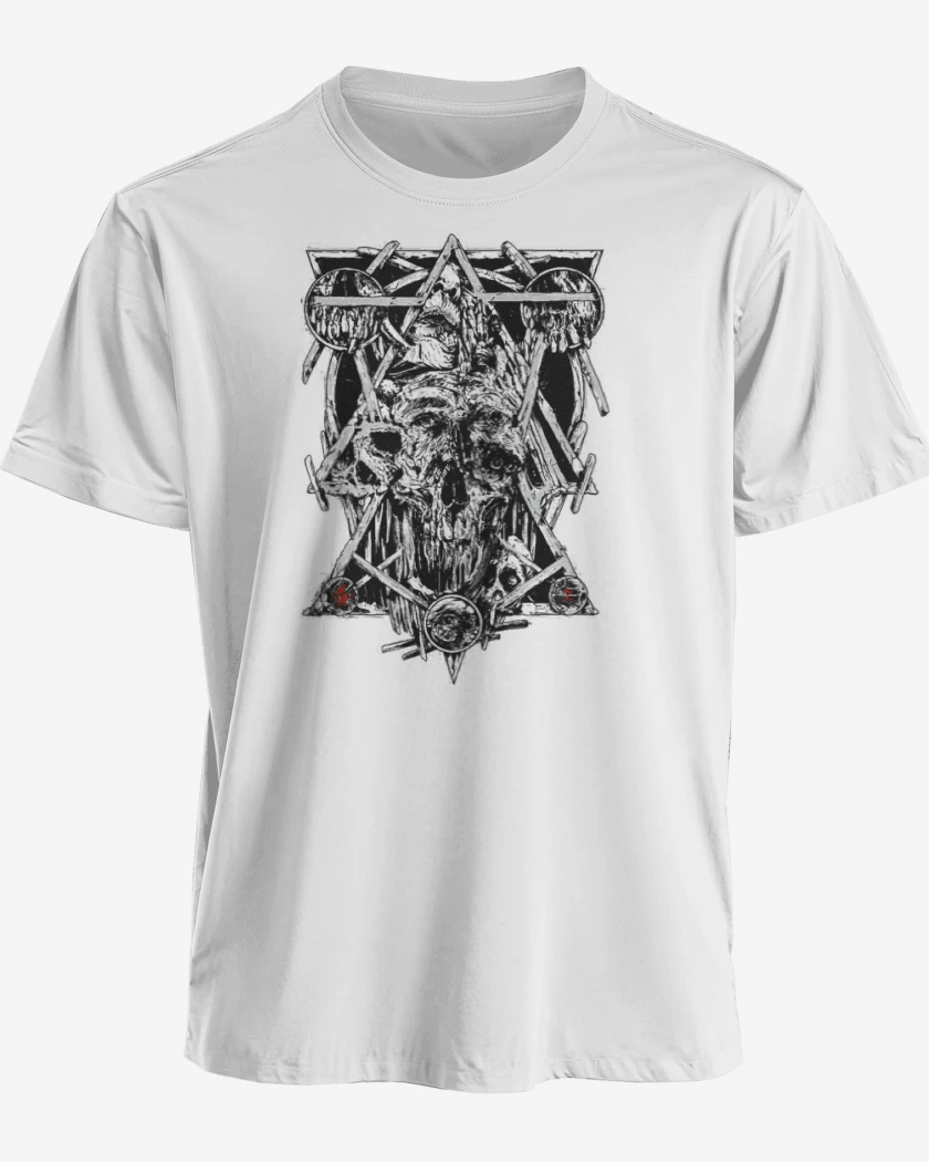 Polera premium Blanco de Circles and triangles