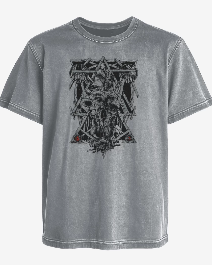 Polera desgastada Circles and triangles