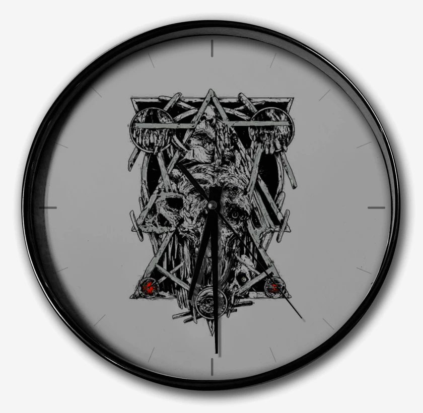 Reloj Gris Melange de Circles and triangles