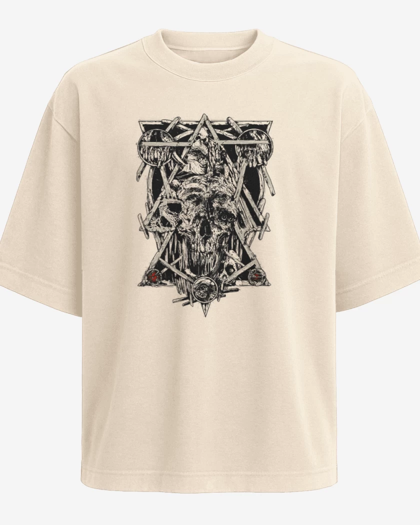 Polera Oversize Circles and triangles