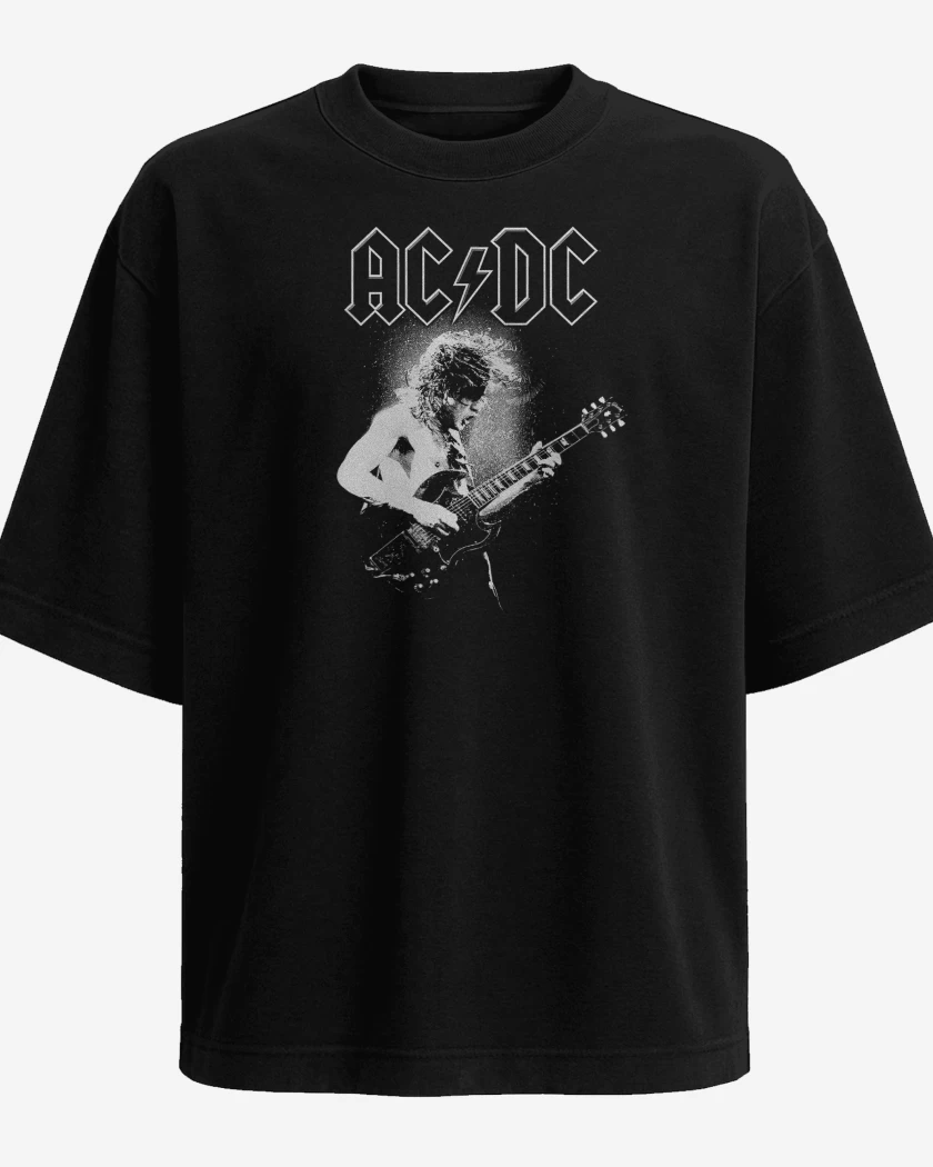 Polera Oversize AC DC ANGUS