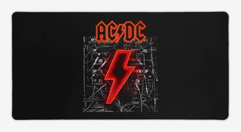 Mouse pad Gamer AC DC POWER UP