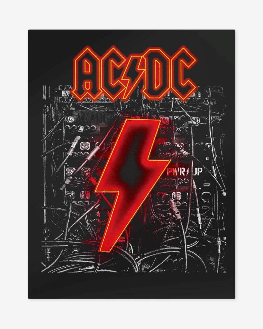 Print metalico AC DC POWER UP