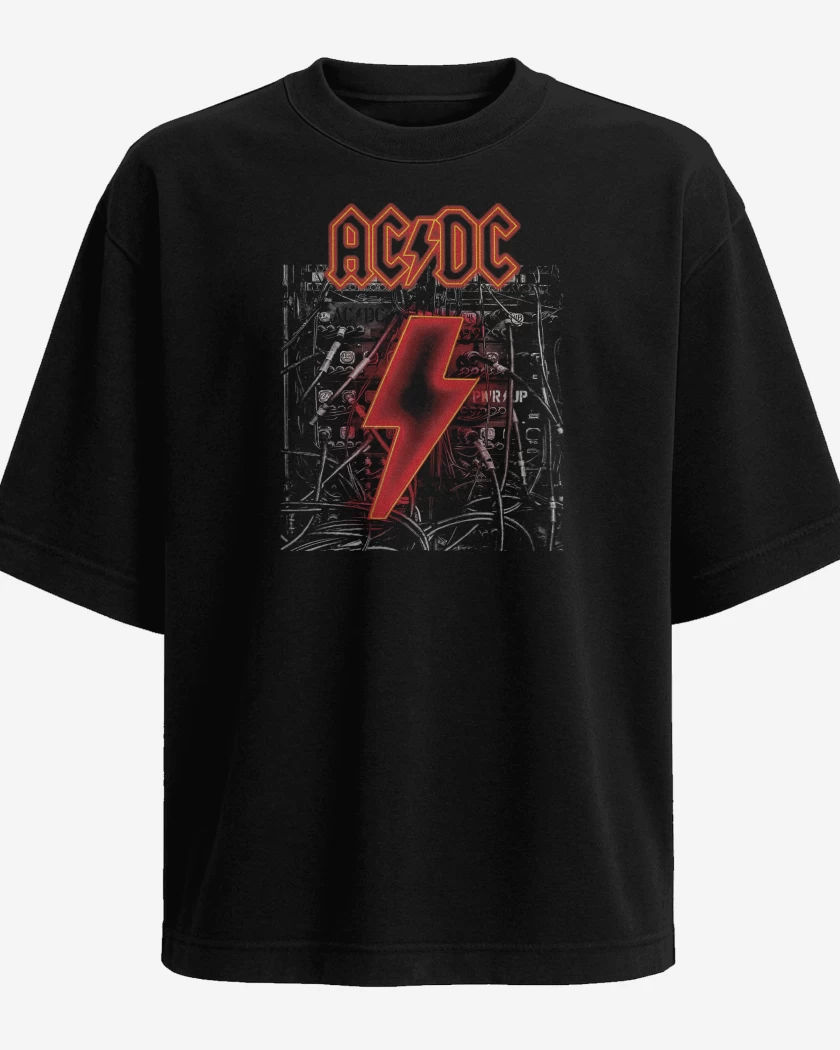 Polera Oversize AC DC POWER UP