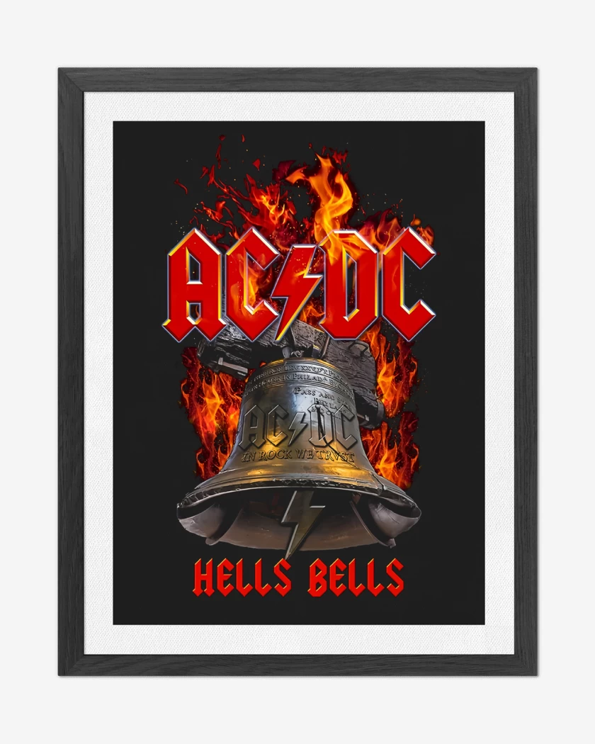 Cuadro decorativo AC DC HELLS BELLS