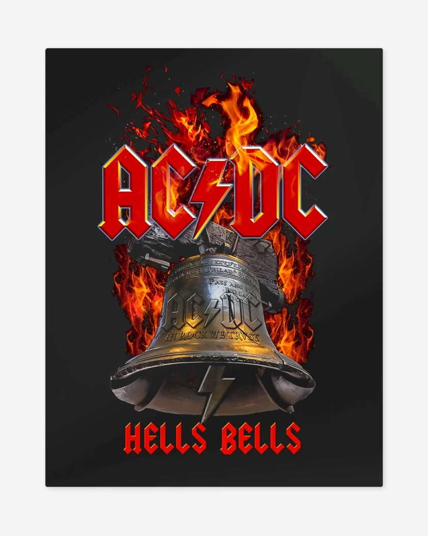 Print metalico AC DC HELLS BELLS