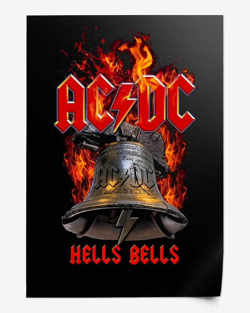 Print AC DC HELLS BELLS