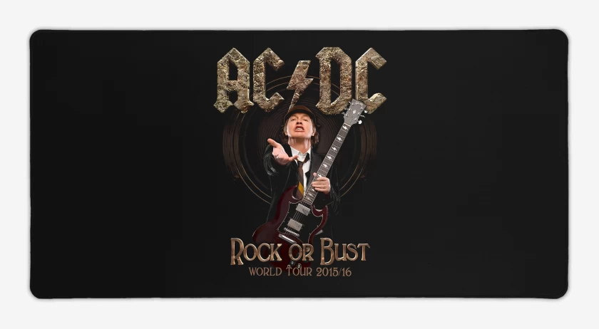Mouse pad Gamer AC DC ROCK OR BUST