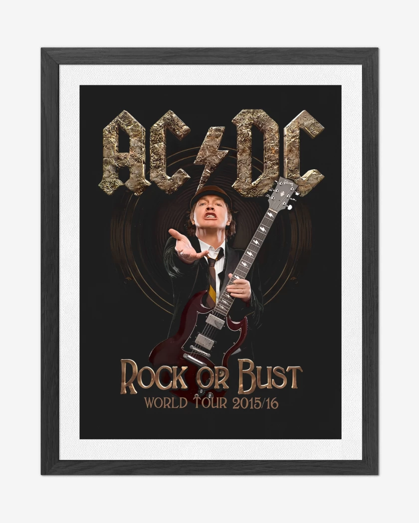 Cuadro decorativo AC DC ROCK OR BUST