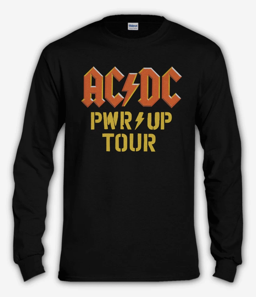 Polera manga larga AC DC PWR UP TOUR