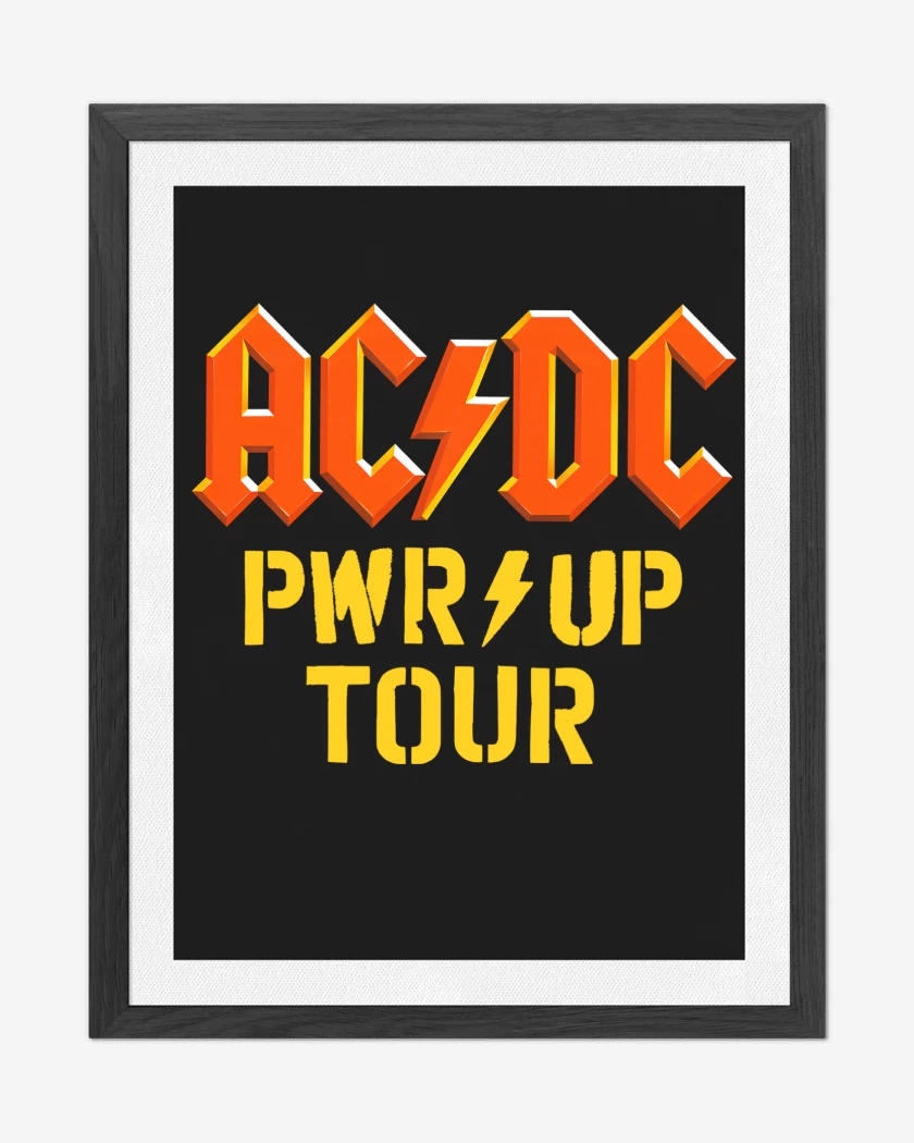 Cuadro decorativo AC DC PWR UP TOUR