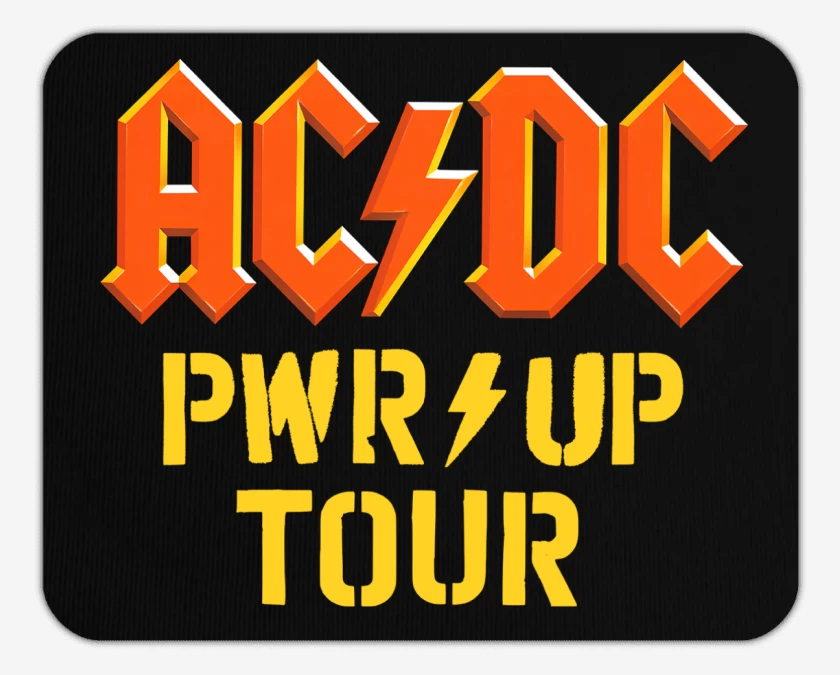 Mousepad AC DC PWR UP TOUR