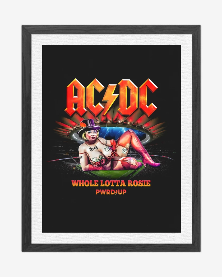 Cuadro decorativo AC DC Whole Lotta Rosie 