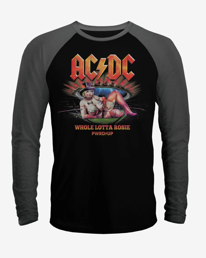 Polera Raglan AC DC Whole Lotta Rosie 