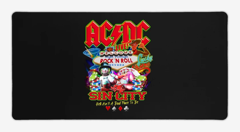 Mouse pad Gamer AC DC SIN CITY