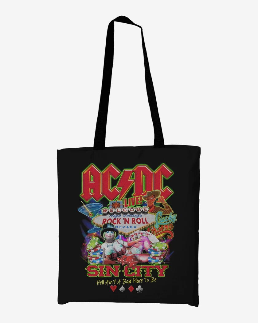 Totebag AC DC SIN CITY