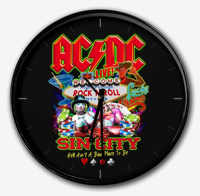 Reloj AC DC SIN CITY
