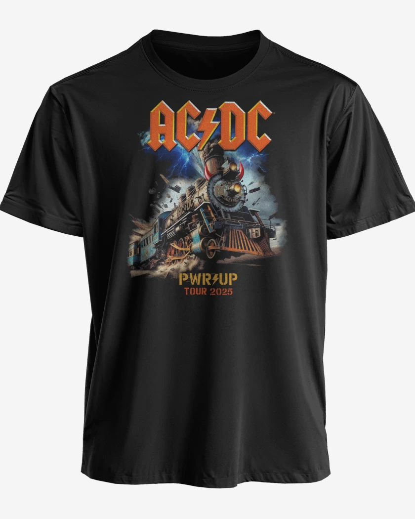 Polera AC DC ROCK N ROLL TRAIN