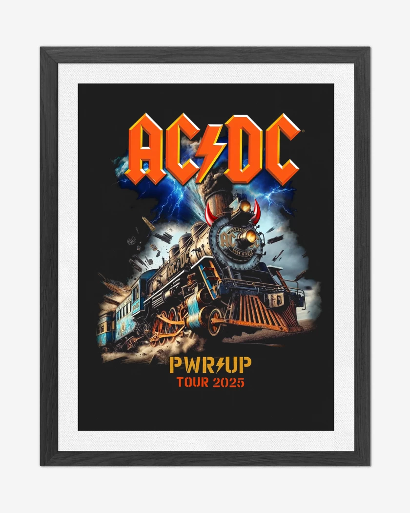 Cuadro decorativo AC DC ROCK N ROLL TRAIN