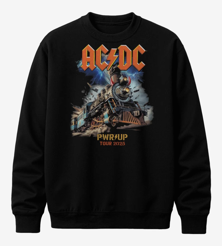 Poleron polo AC DC ROCK N ROLL TRAIN