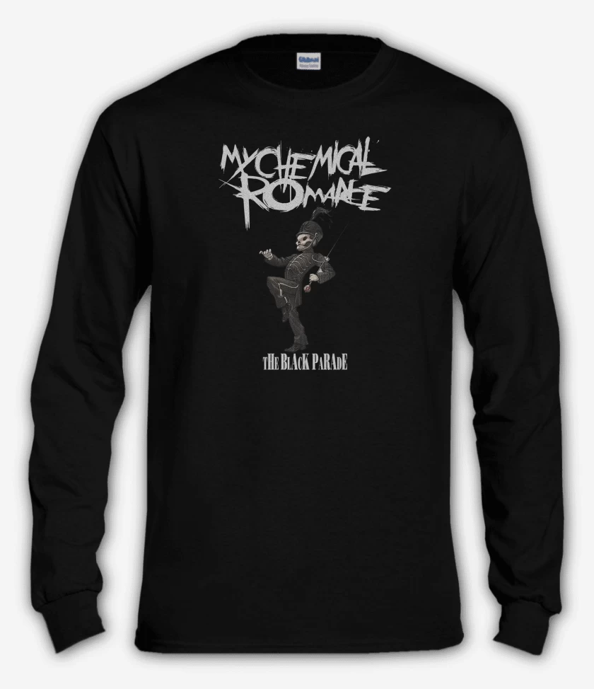 Polera manga larga Negro de My Chemical Romance The Black Parade