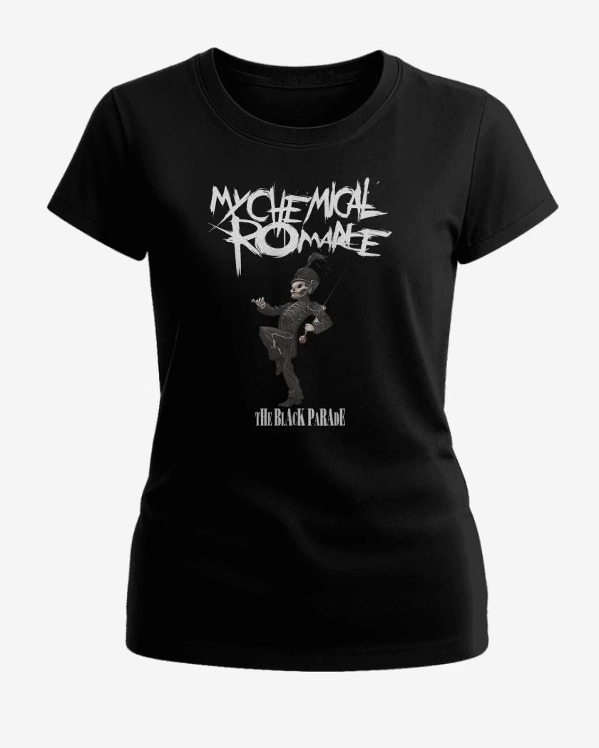 Polera de Mujer Negro de My Chemical Romance The Black Parade
