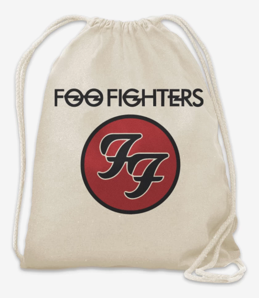 Mochila Blanco de Foo Fighters - Logo