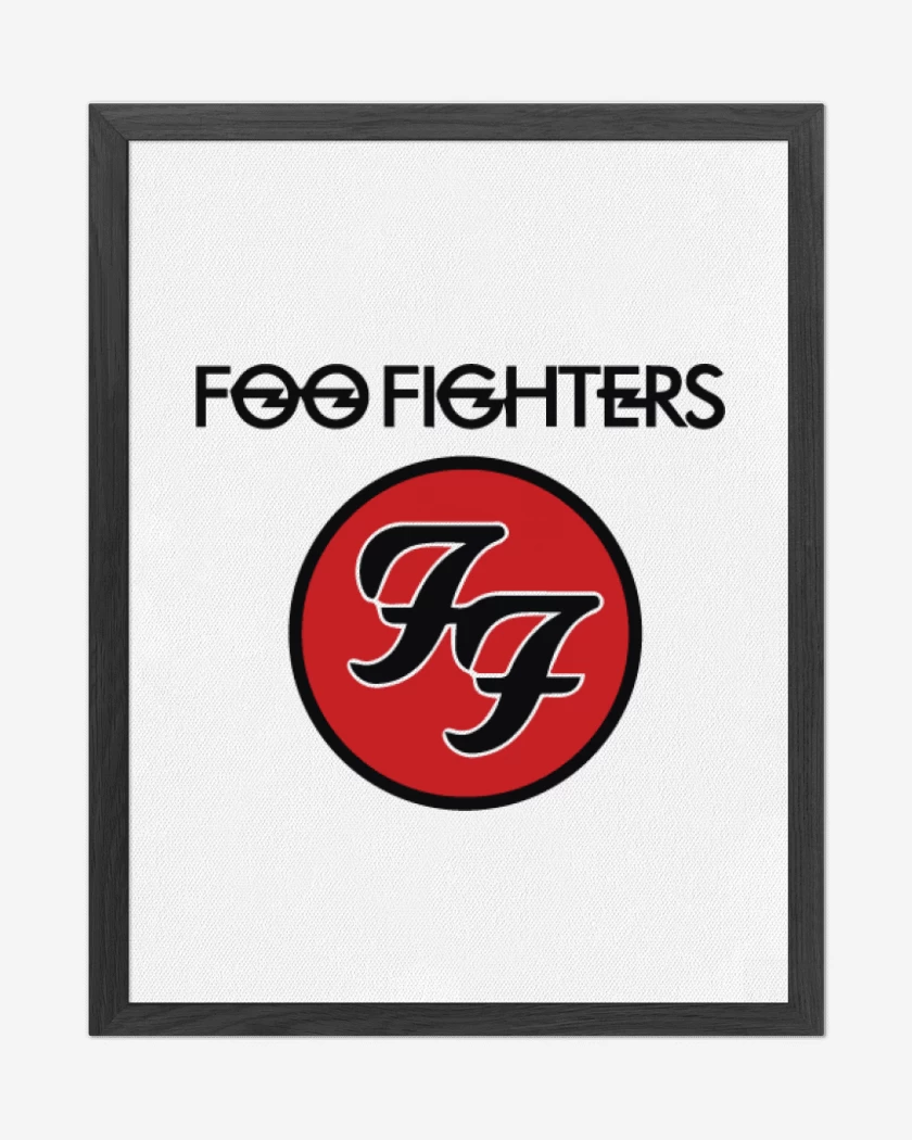 Cuadro decorativo Blanco de Foo Fighters - Logo