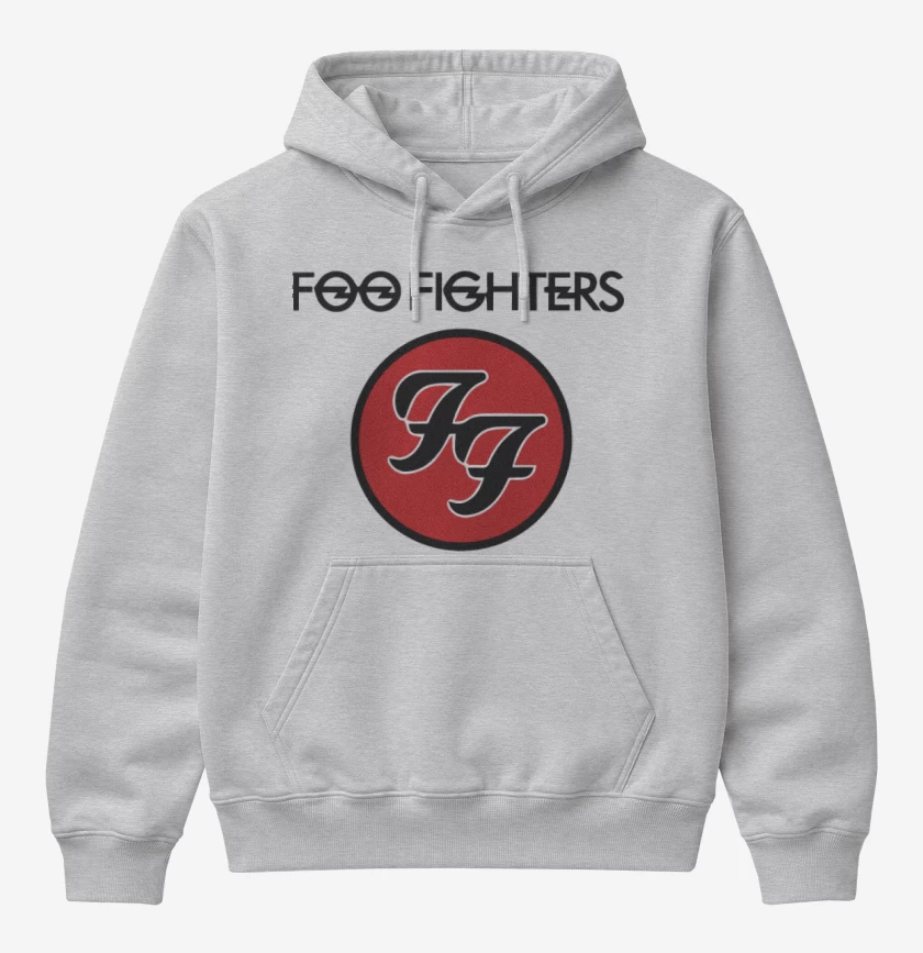 Poleron Canguro básico Foo Fighters - Logo